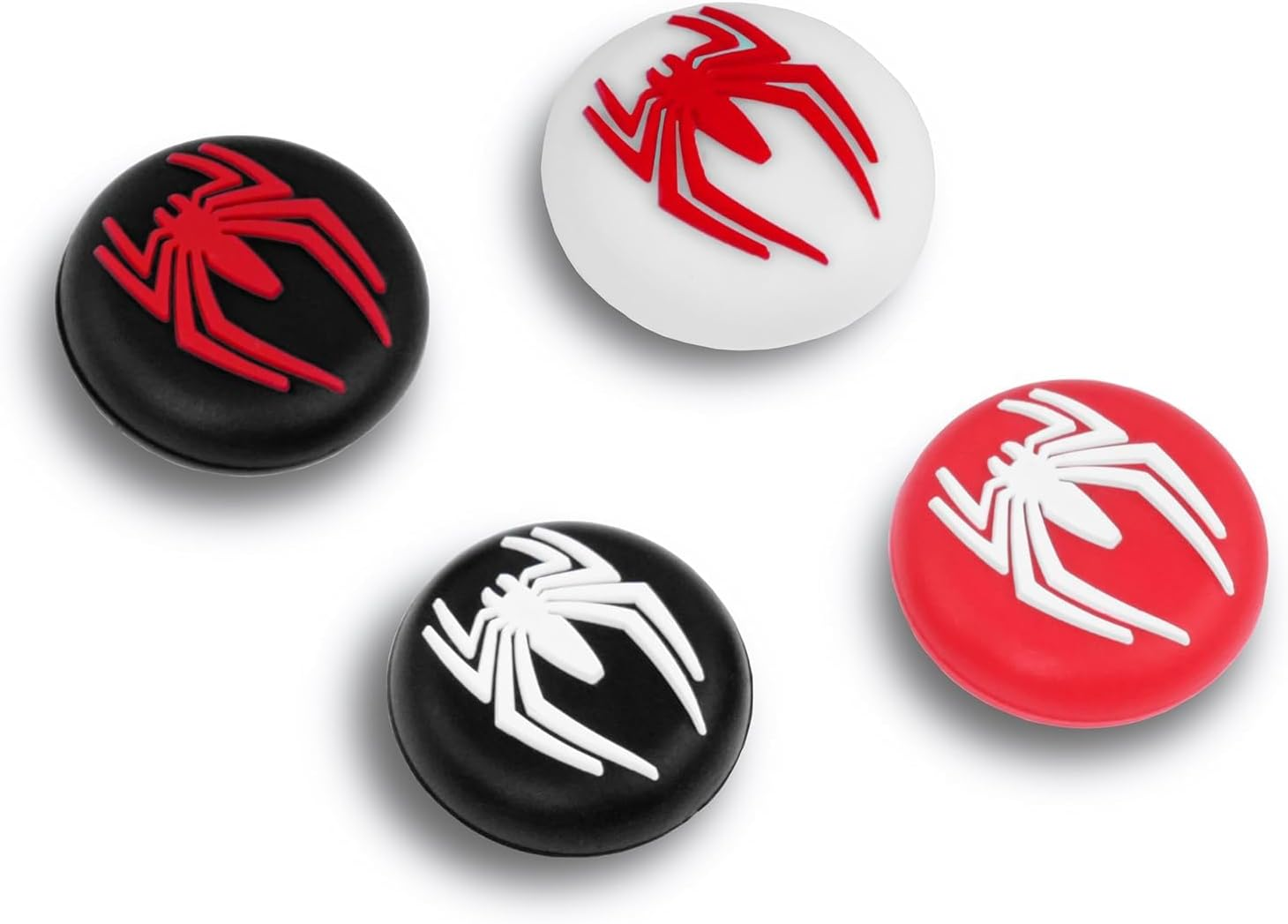 Cute Thumb Grip Caps Compatible with Switch 2, Silicone Joystick Grip Caps for Switch 2025/ Ps5/Ps4/Xbox Series X/S, Xbox One, 4Pcs