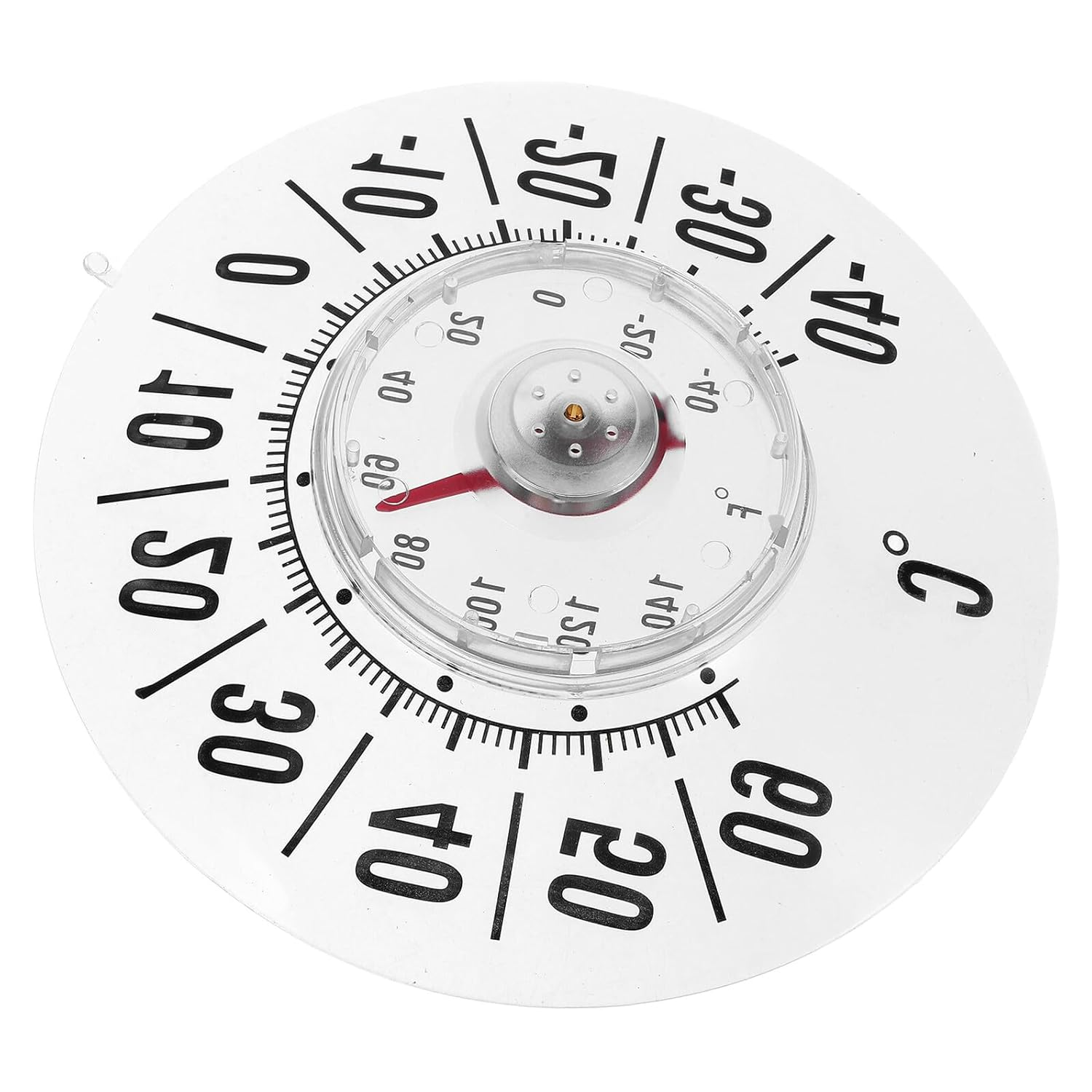 High-Precision Window Thermometer with Suction Cup for Indoor and Outdoor Use Analog Temperature Gauge for Nursery Living Garden and Patio Space-Saving Window-Mounted Thermometer image number 3