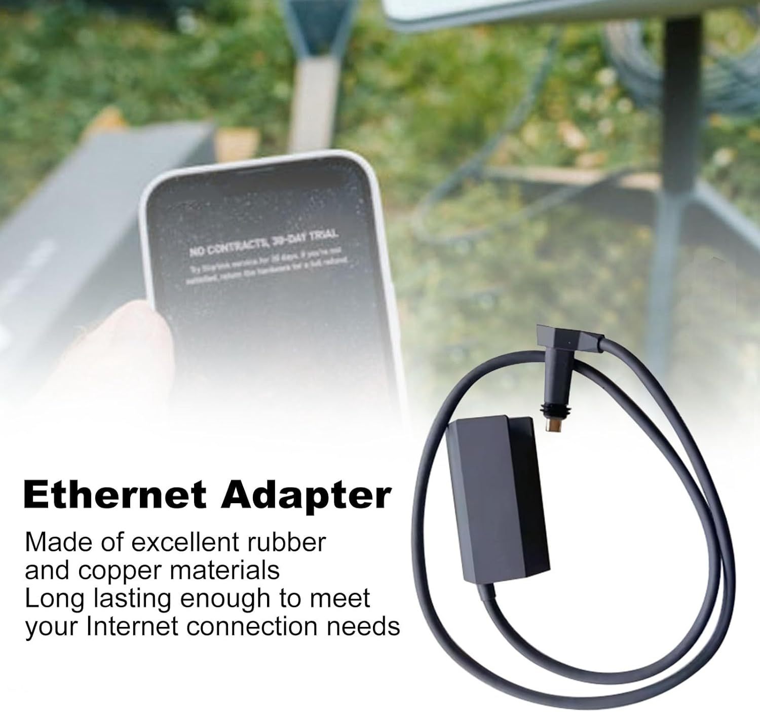 LICAEVEY Gen 2 Ethernet Adapter, Fast & Stable Internet Connection with RJ45 Gigabit for Rectangular Satellite V2, Easy Installation Wired External Network Kit image number 4