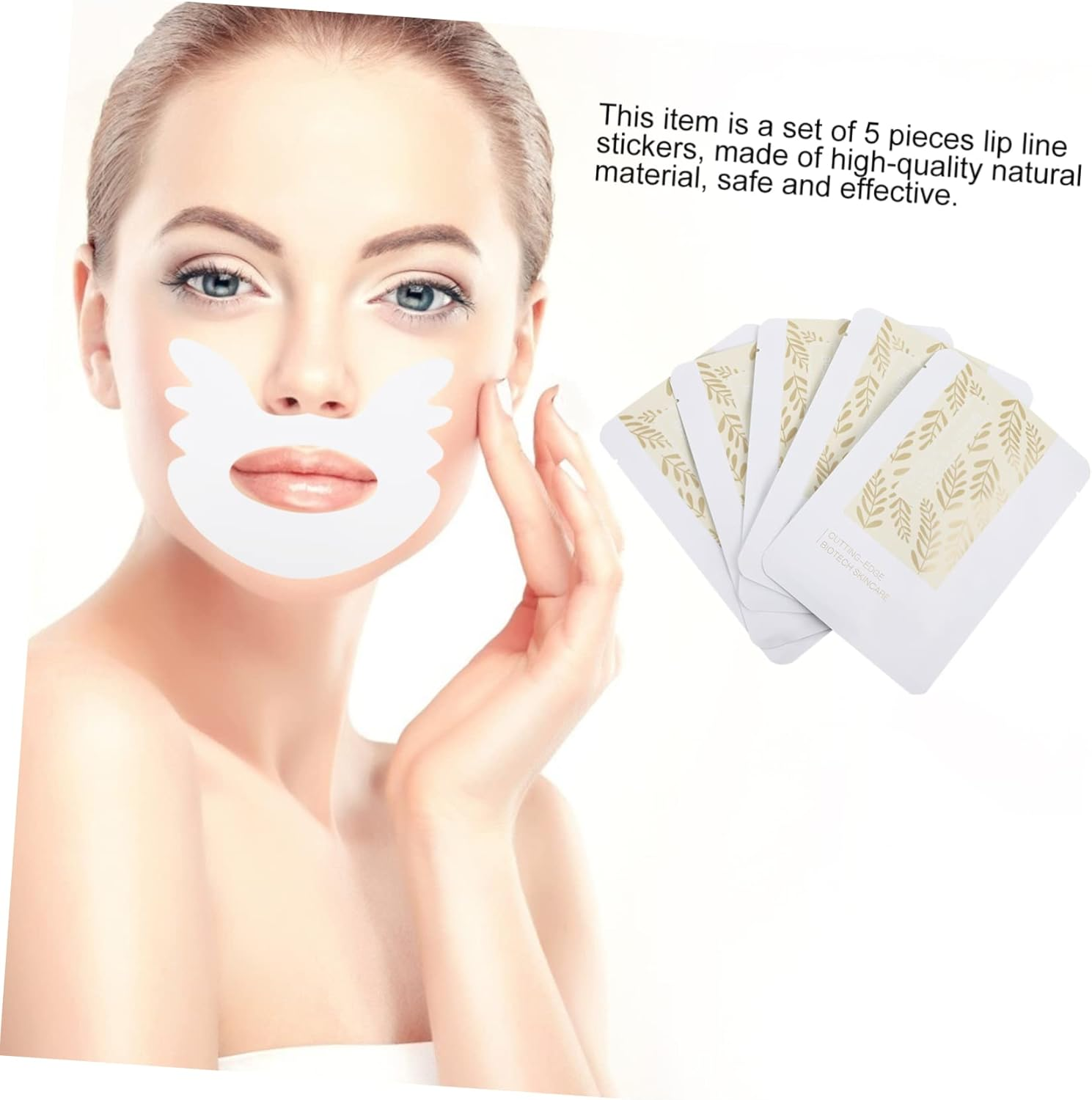 FRCOLOR Roll Forehead Korean Mouth Schminkles Tape Patch Skincare Wrinkle Mask Nose Lip Face Strip Face Masks Set Sticker Collagen Lead Sheet Nasolabial Folds Stickers Moisturize Nasolabial Facial Surround Lip Firming Patches Smooth Treatment Pad Moisturizing Area Lift Line Fold Remover Nourish Therapy Firm Smoothing Forehead Stick Skin image number 4