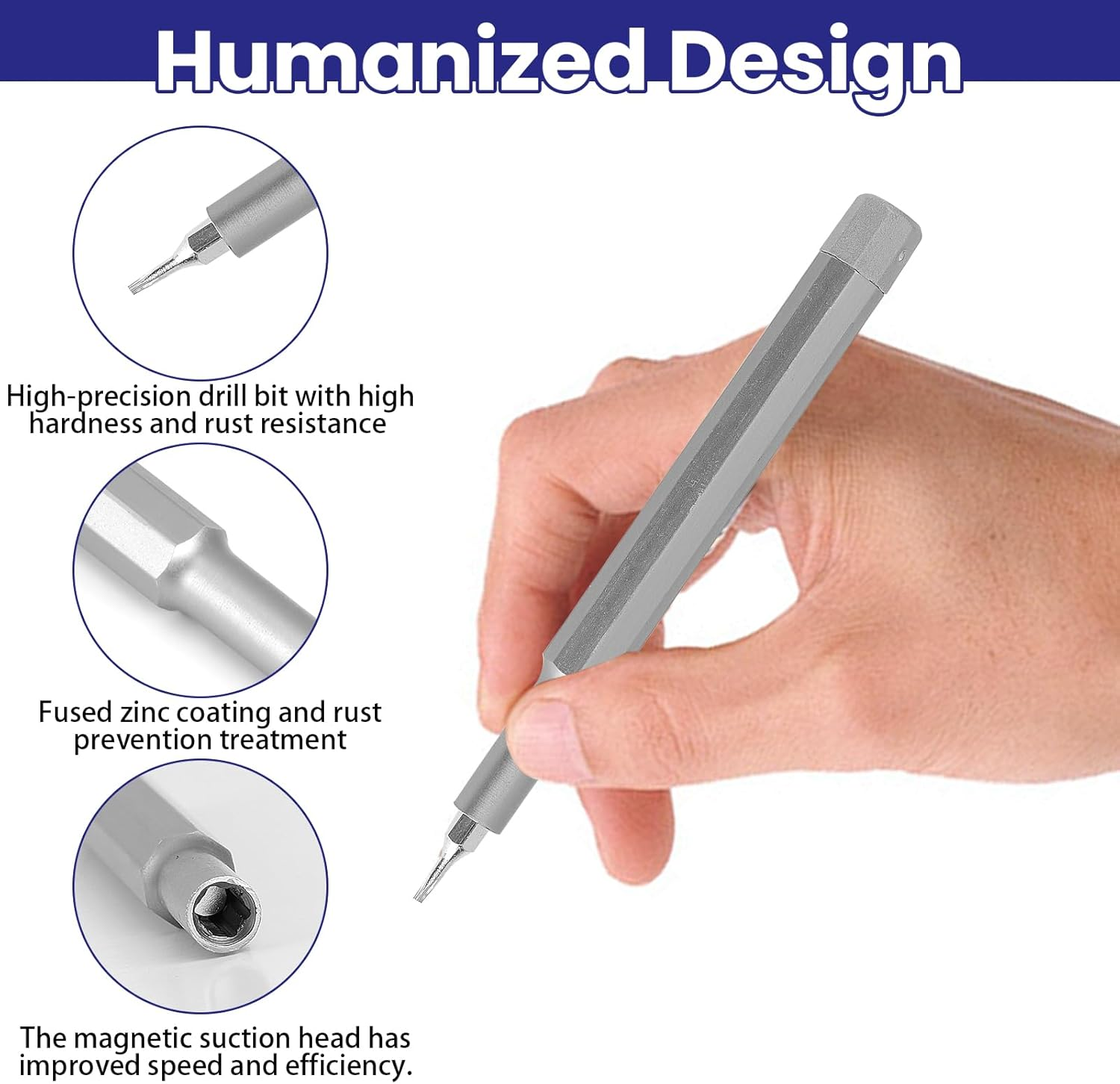 28Pcs Stainless Steel Screwdriver Set, Small Screwdriver Set, Mini Watch Repair Kits & Diy Projects - Versatile Torx & Flathead Tools for Every Task - Magnetic Pads & Parts Clips image number 4