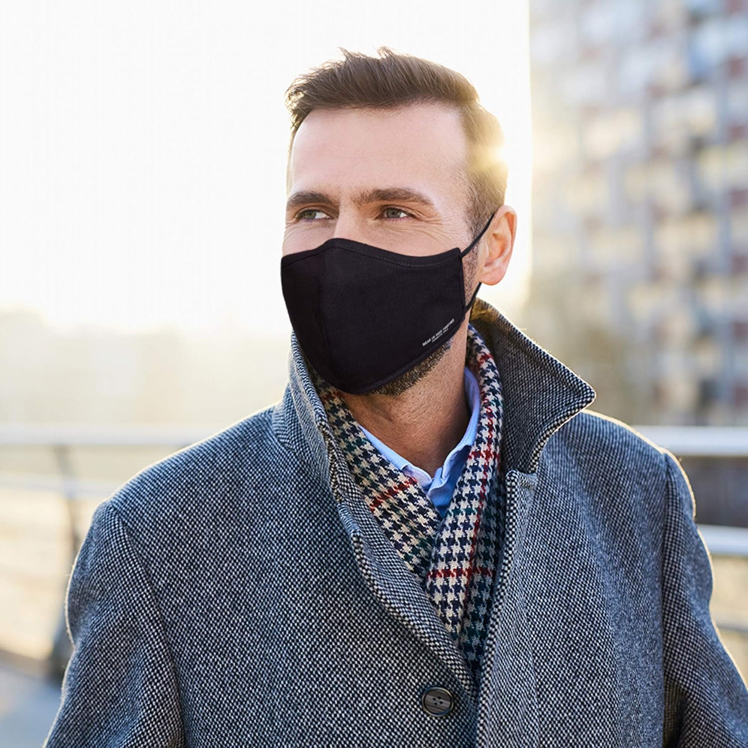 Kenneth Cole Face Mask with Heiq V-Block and Smart Temp - the Perfect Mask That Fits Your Active Lifestyle (Pack of 3) image number 5