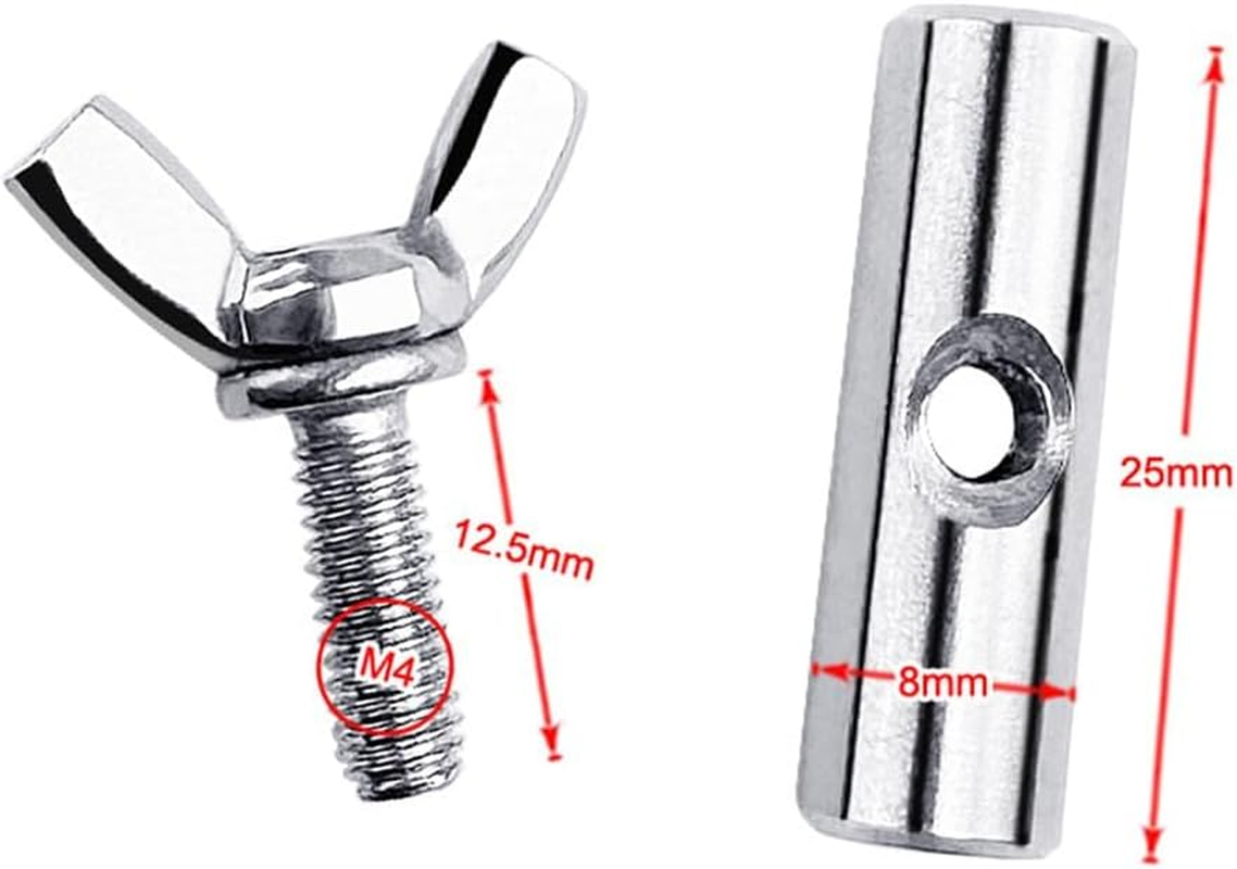 6Pcs Awning Rail Stoppers 8Mm Sun Canopy End Stop Caravan Motorhome Campervan Tent Track Camping Boat Accessories image number 6