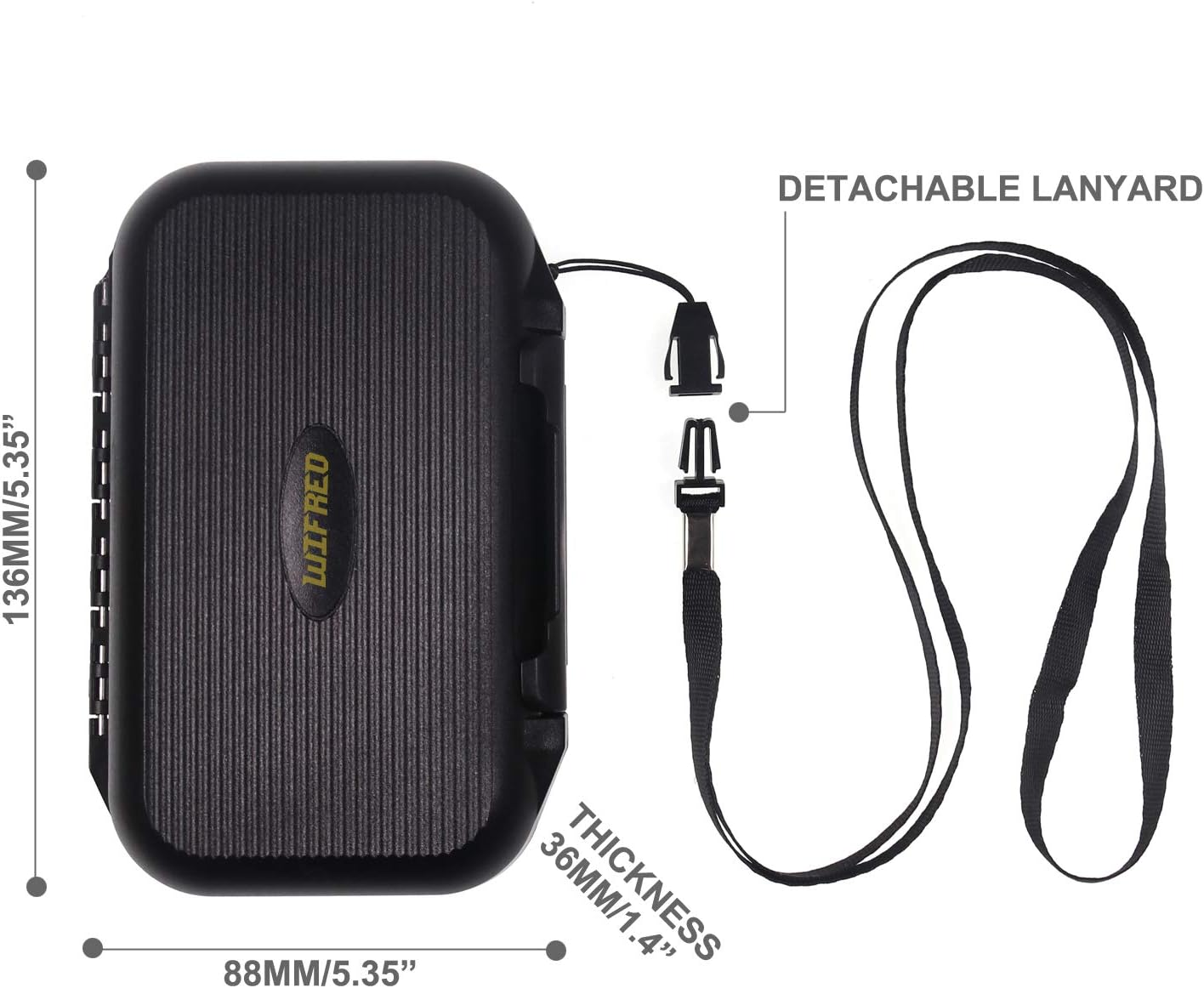 Wifreo Fly Fishing 54 Nymph Flies Assortment BH Wet Fly for Trout Flyfishing with Waterproof Fly Box image number 3