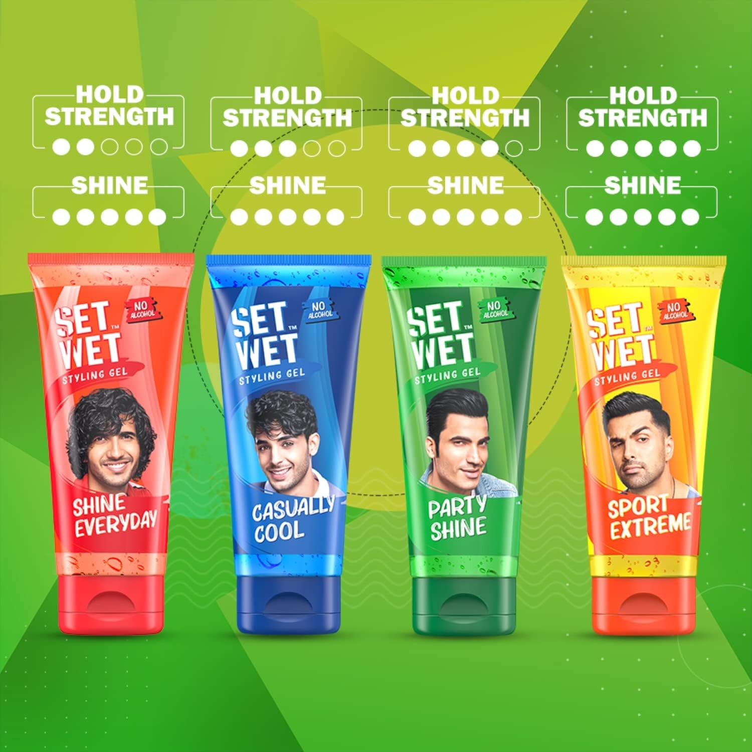 Set Wet Style Hair Gel Vertical Hold 50Ml image number 1