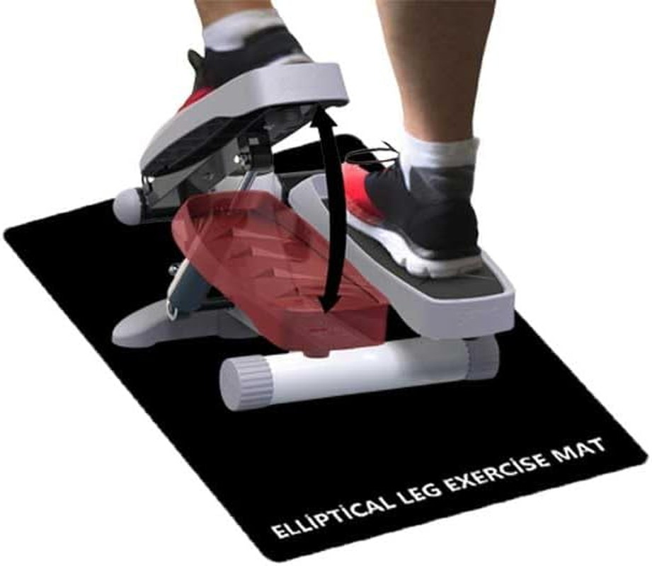 Non-Slip Mat Bundle,Non-Slip Workout Mat for under Desk Ellipticals,Apply to Foot & Leg Pedal Exerciser for Seniors Fitness,Enhanced Stability & Floor Protection,Durable Construction