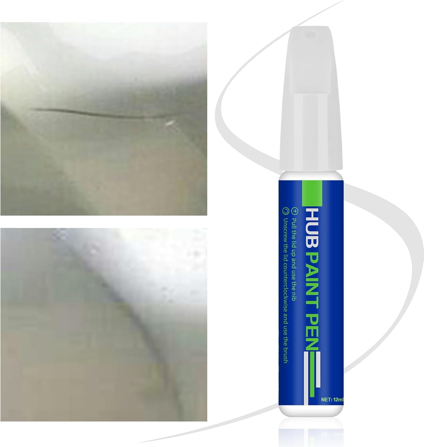 Car Touch up Paint | Automotive Touch up Paint,Scratch Repair Quick-Dry Marker Precise Filler for Car Furniture Leather Glass Wall Wood image number 2