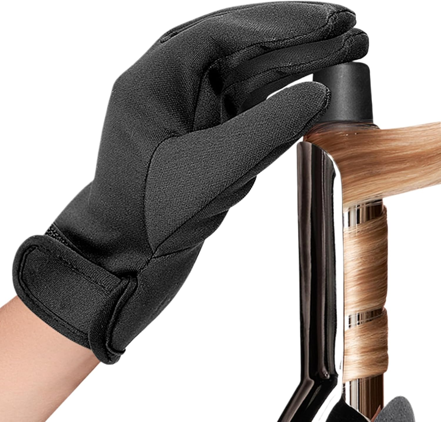 Hair Styling Heat Gloves, Professional Heat Resistant Hand Gloves for Hair Styling, Safe Thick Glove Mitt Household Supplies for Curling Iron