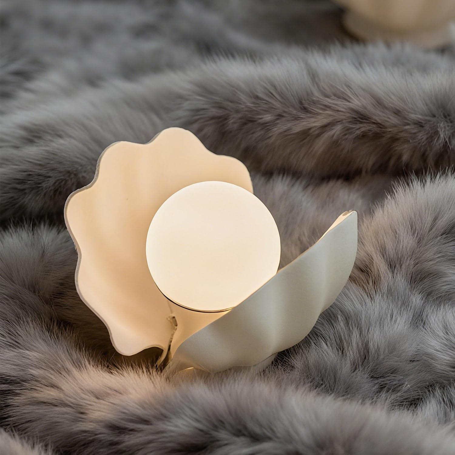 Night Light for Kids, Baby Shell Light with 7 Colors Changing Mode & Stepless Dimming, Soft BPA Free Silicone Touch Night Lamp, Rechargeable Nursery Night Light for Breastfeeding image number 4