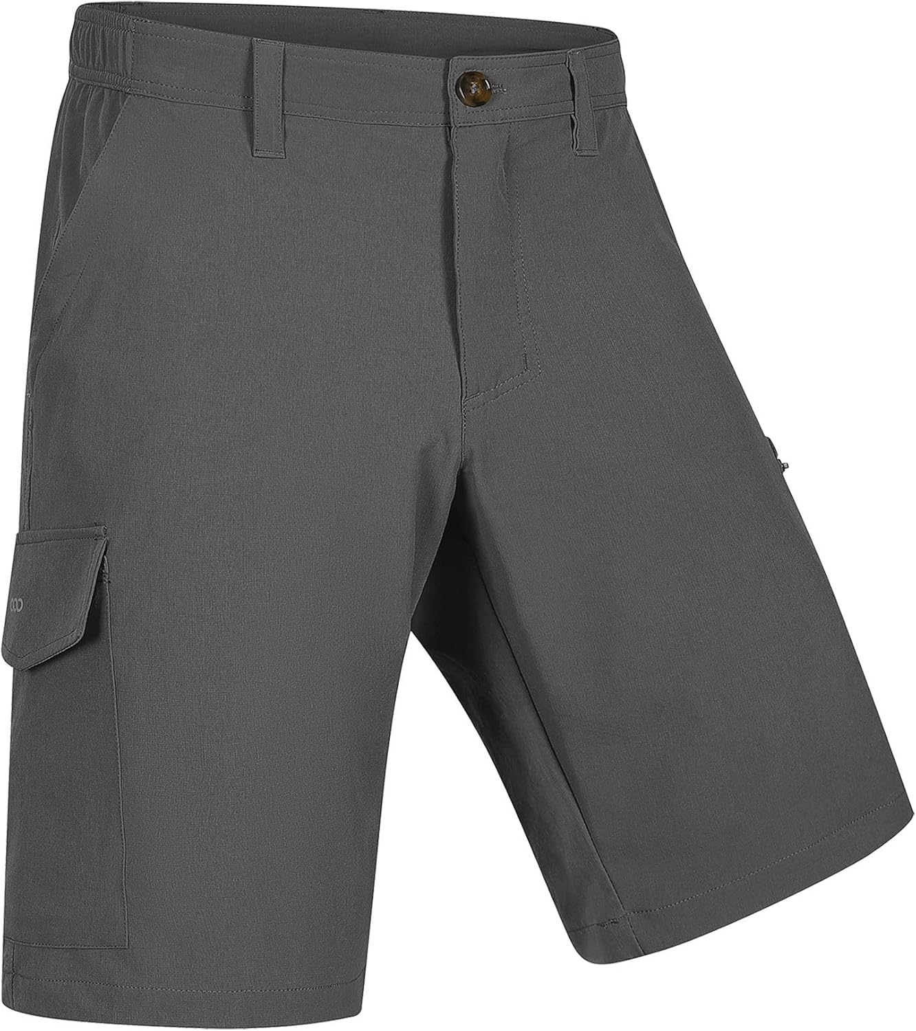 33,000Ft Men'S Golf Shorts with UPF50+ Summer Trekking Pants, Packable Outdoor Cargo Bermuda Shorts with 7 Pockets for Hiking, Camping, Travelling