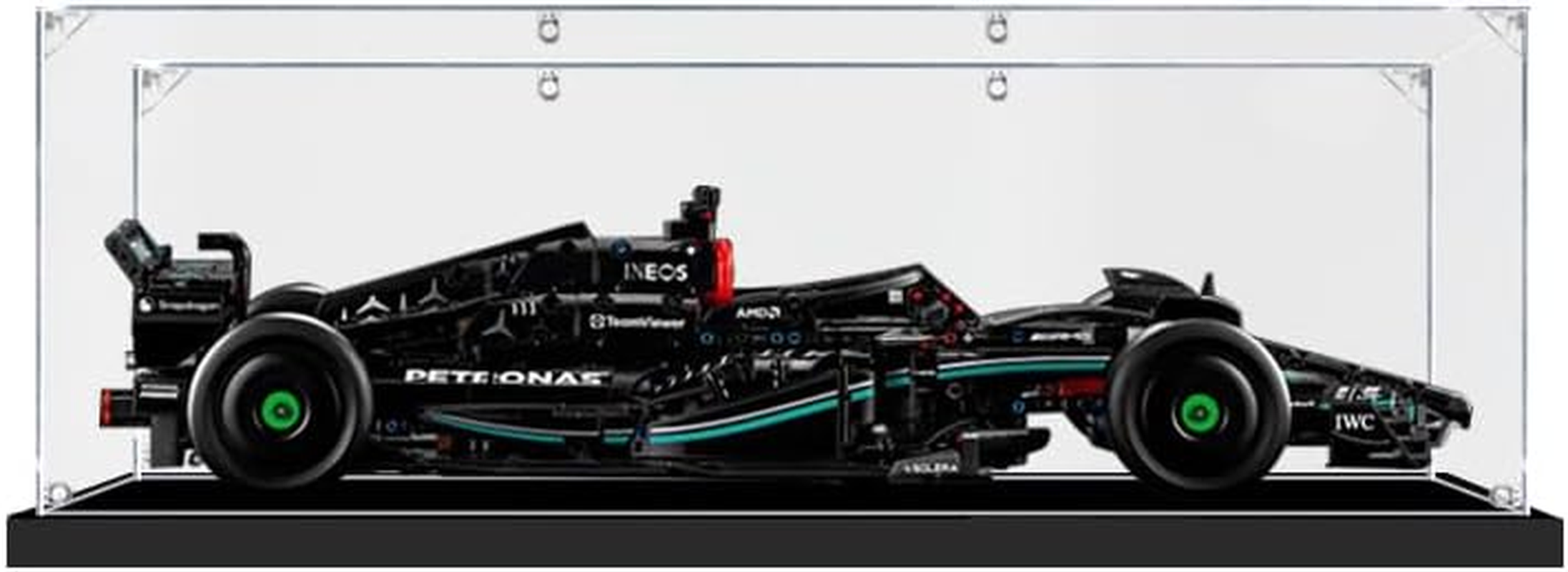Acrylic Display Case for Technic 42141 Mclaren Formula 1 Race Car F1, 42171 Mercedes AMG F1 W14 E Performance, 10292 the Friends Apartments TV Series Dustproof Protection Clear Showcase