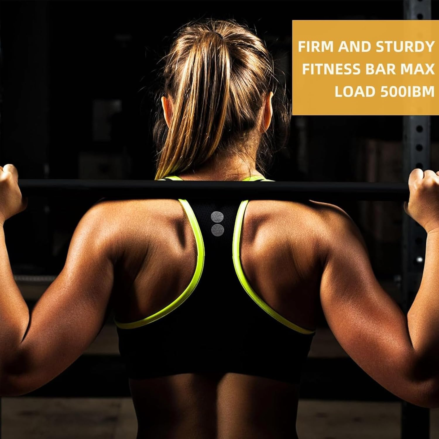 Tavvke Resistance Band Bar, Portable Pilates Bar for Home & Gym, Removable Fitness Exercise Puller Pull for Strength Training Aerobic Exercise, Core Muscle and Full-Body Training, Black, 3 Sections image number 5