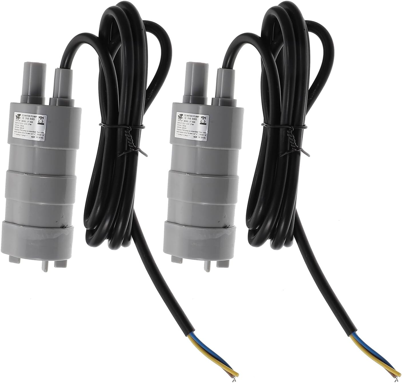 2 Pcs Dc Submersible Water Pump H with Lift Compact Pool and Aquarium Pump for Fountains Fish Tanks and Swimming Pools image number 2