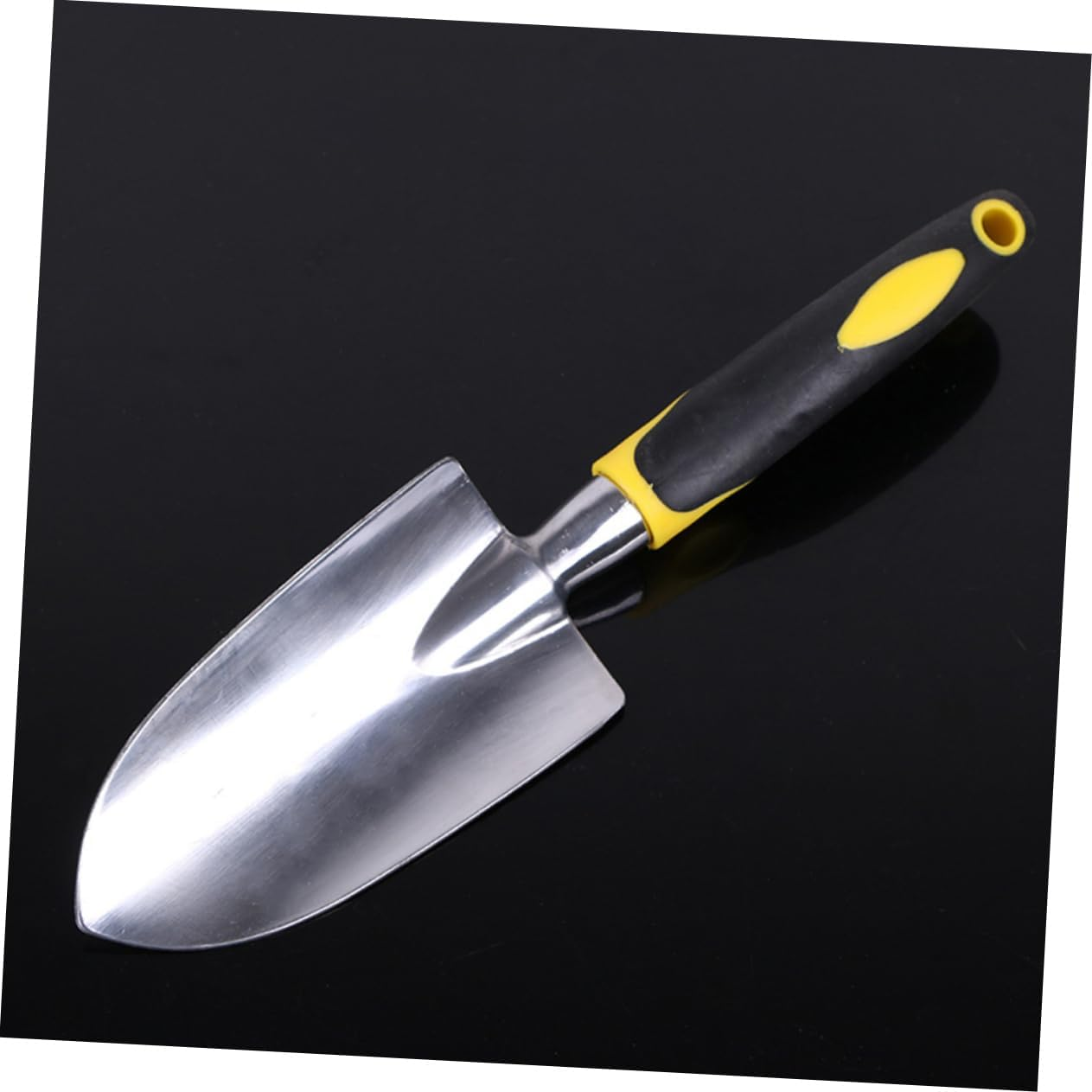 SUPVOX 2Pcs Garden Trowel Gardening Tool Hand Shovel Comfortable Grip for Weeding Transplanting and Digging in Garden Beds Stainless Steel image number 3