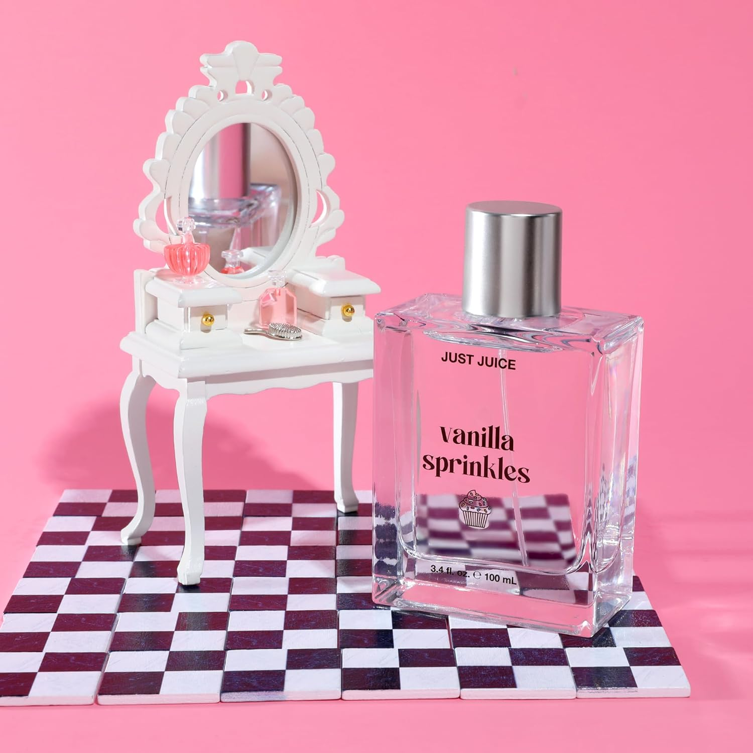 Just Juice Vanilla Sprinkles - Vanilla Perfume for Women and Men - Gourmand Mini Travel Perfume with Whipped Cream Notes - 10 Ml image number 6