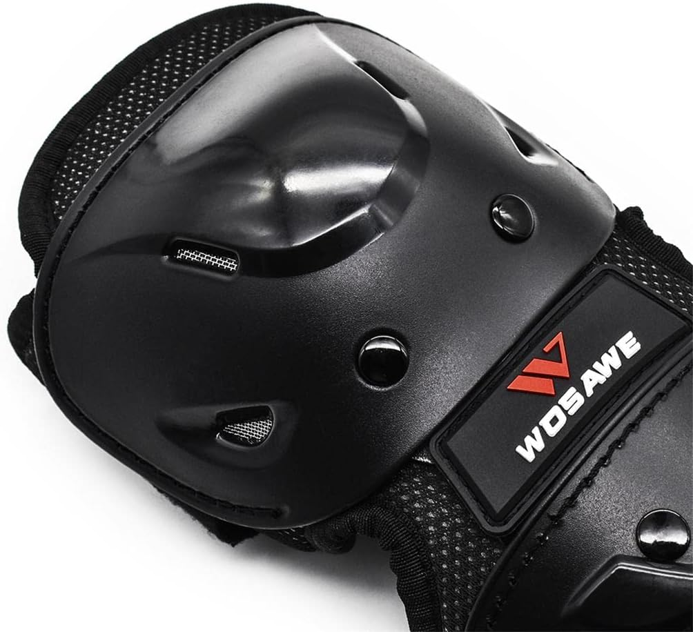 Rockible Motorcycle Knee/Elbow Pad Motorbike Motocross Knee Cap Arm Guard image number 6