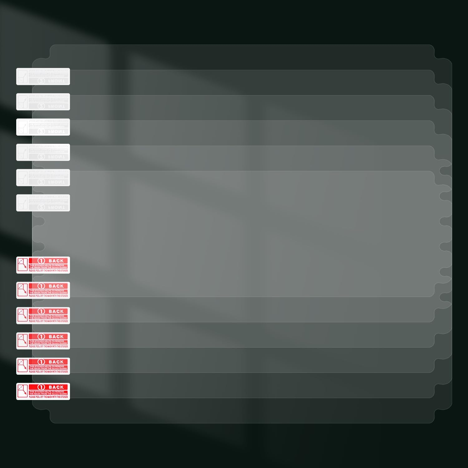 Upgraded 6PCS 3D LCD Printer Screen Protector Only for Anycubi M5S,M5S Pro,Size:10.1Inch,Not for M5,Screen Protective Film for Anycubic Photon M5S,M5S Pro Resin 3D Printer. image number 3