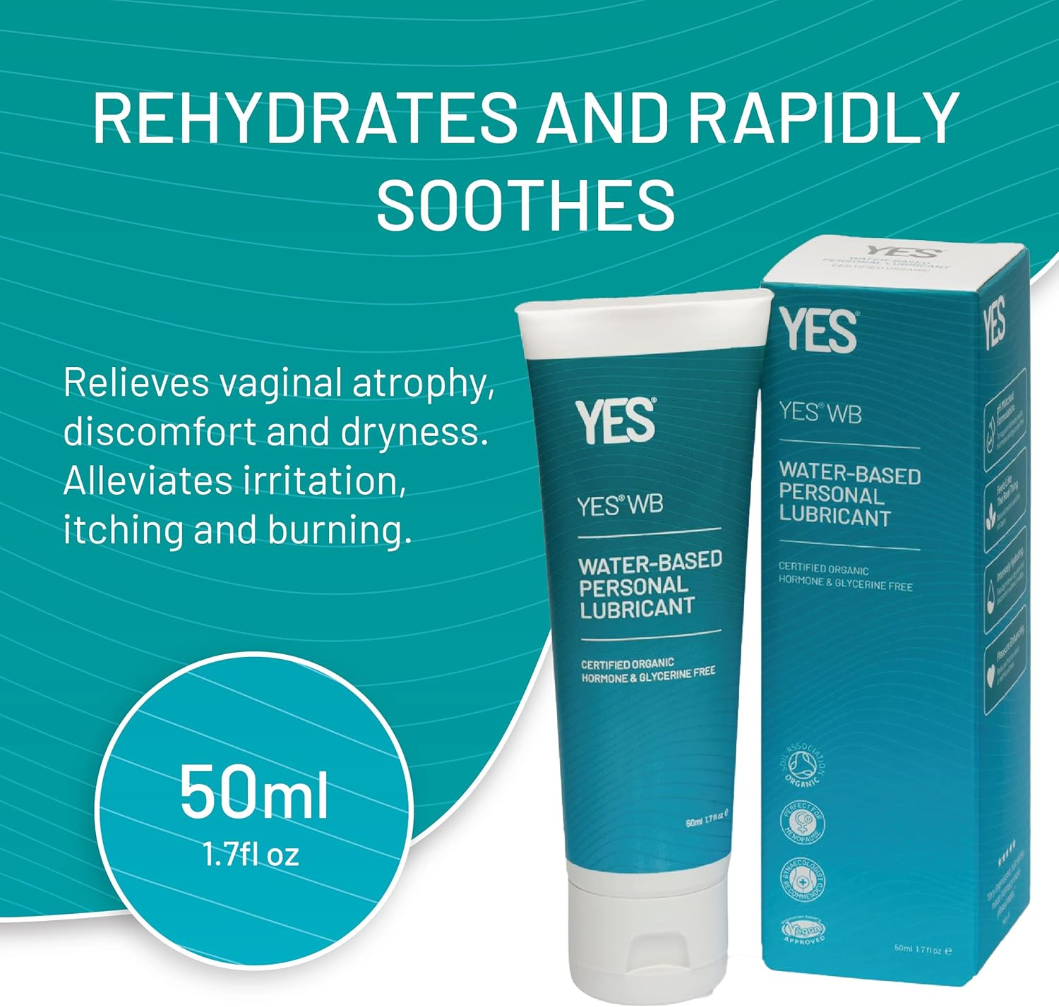 Yes - the Organic Intimacy Company WB Water - Natural Lubricant, 50 Milliliters image number 3