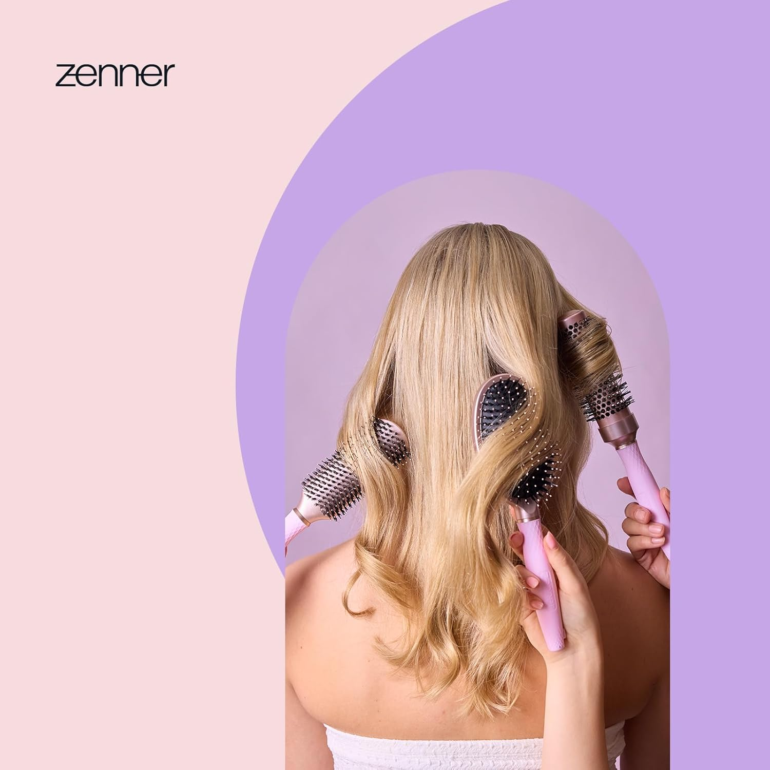 Zenner Curlers - Heatless Curls Hair Curlers for Gentle, Heatless Curls - Easy Styling with Scrunchie for Natural Volume image number 6