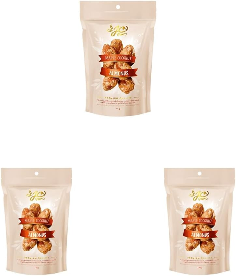 J.C.'S Quality Foods Maple Coconut Almonds, 735 G image number 1