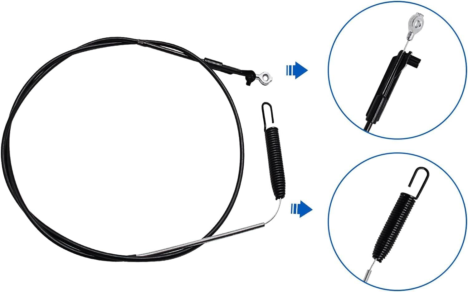 Fascinatte 133-8158 Blade Brake Cable Kit for Toro 30'' Timemaster 20199 20200 20975 20977 Replace 120-6243