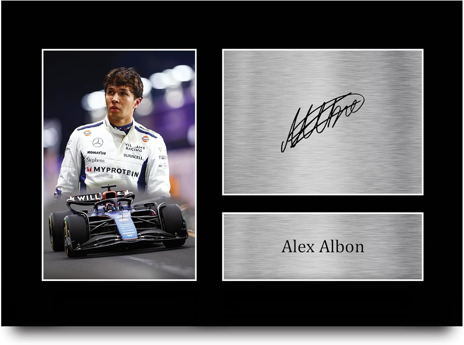 HWC Trading A4 Alex Albon Williams Gifts Printed Signed Autograph Picture for F1 Formula 1 Racing Fans - A4 image number 5