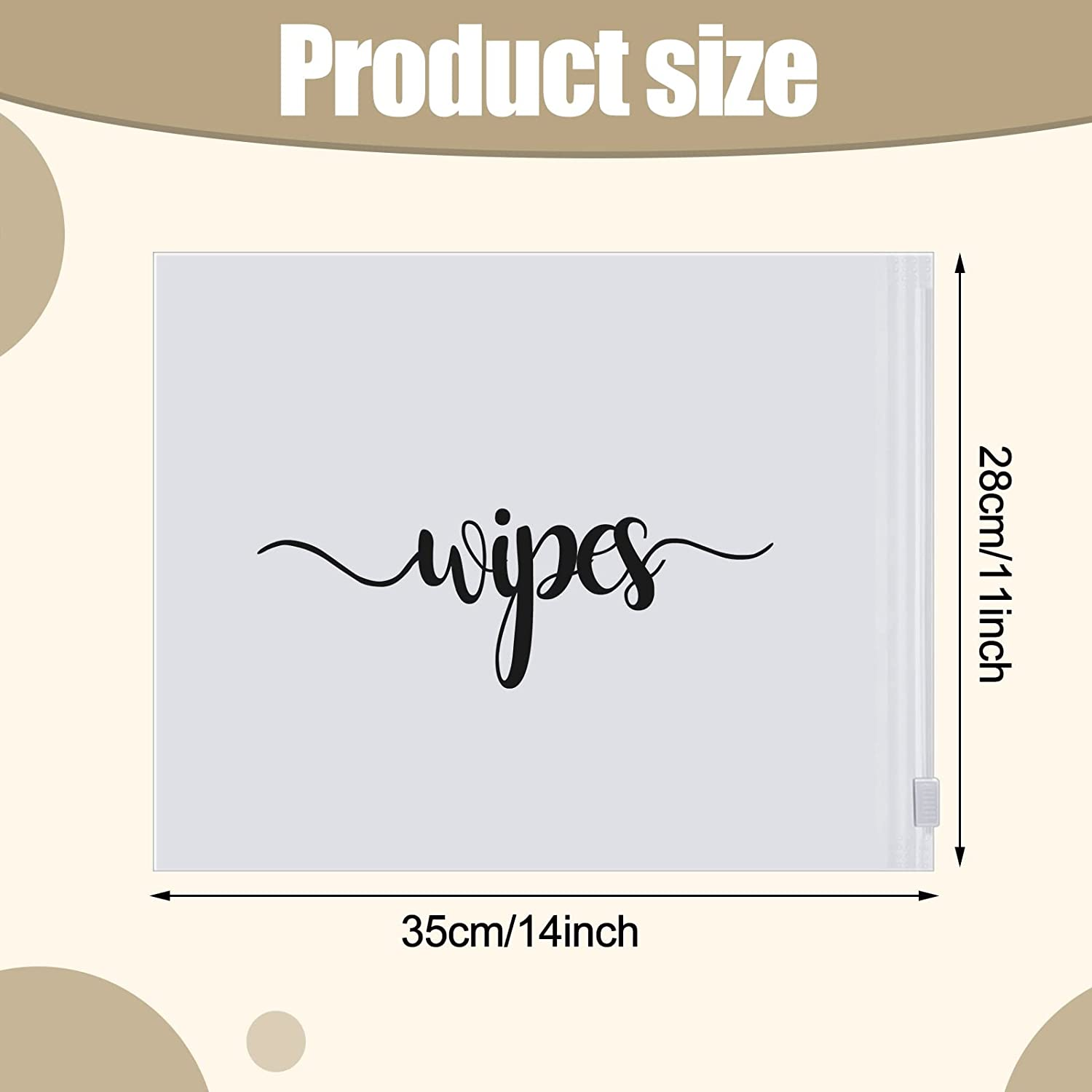 BOAO 15 Pack Hospital Bags for Labor and Delivery 11 X 14 Inch Diaper Bag Organizing Pouches Resealable Maternity Hospital Bag, Black Letter, Plastic Bags