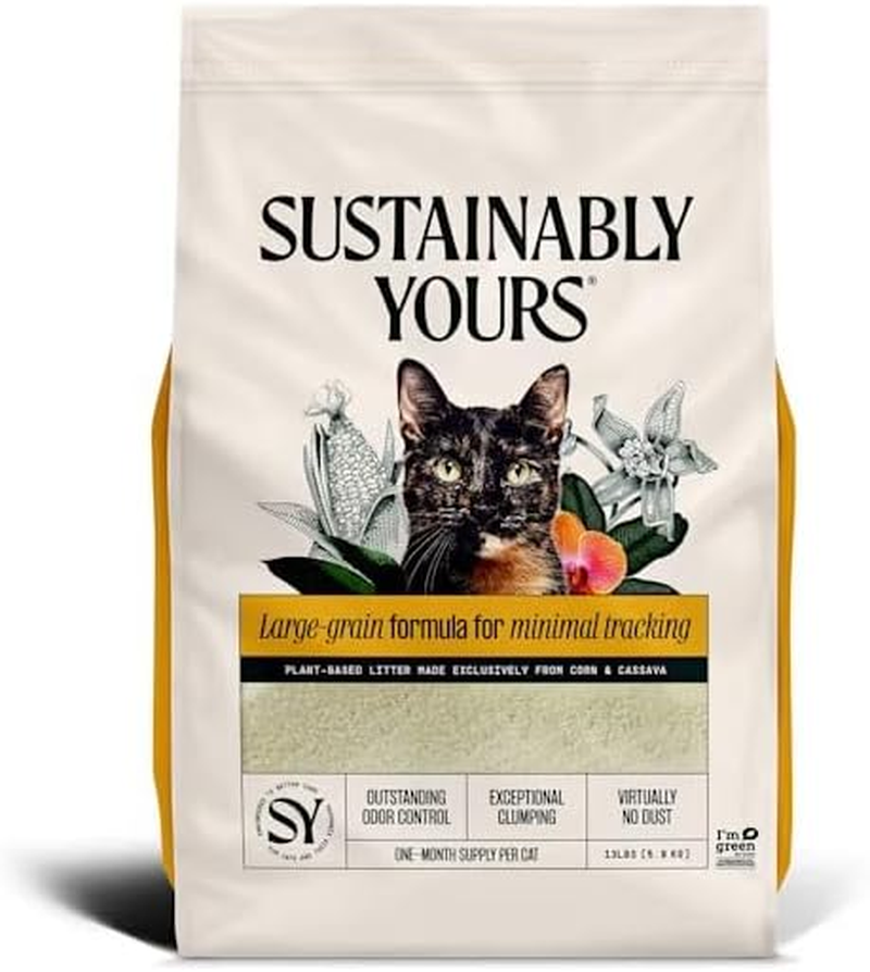 OFT Multi-Cat Large Grains 12.2 Lbs (5.9 Kg), Hardening, Unscented, Colorless, Natural Material, Grain Type, Cat Litter, Less Dust, Coagulation, Grain Size (Approx.): 0.08-0.1 Inches (2-3 Mm) image number 1