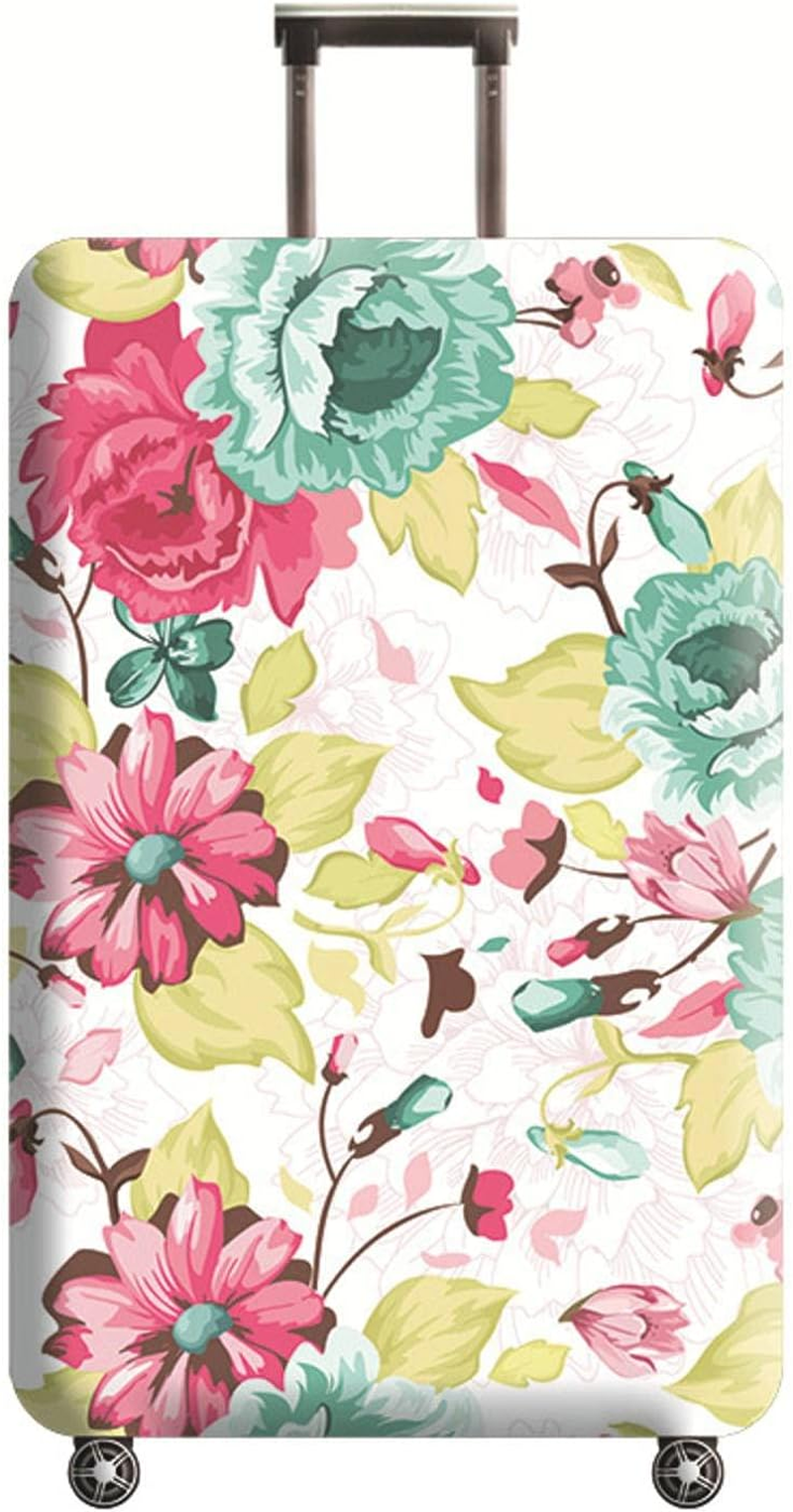 Flowerpatternluggageprotectorsuitcaseelasticprotectivecovers Trolleycase Dustfor18-32Inchtravelingaccessories H197 image number 4