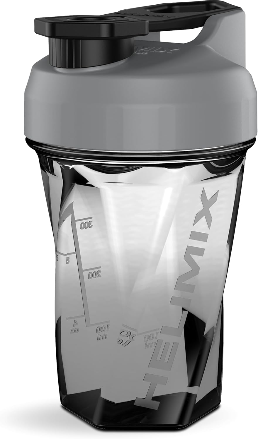 Helimix 2.0 Vortex Protein Shaker Bottle, 591 Ml (20 Oz) - Portable, Leakproof Travel Gym Bottle for Protein Shakes & Workout Smoothies - No Whisks, Clumps, & Batteries - Dishwasher Safe & BPA Free