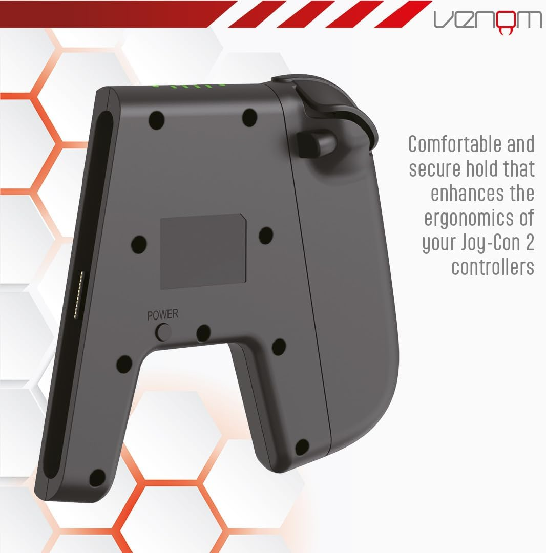 Venom Switch 2 Joy-Con Play & Charge Grip (Nintendo Switch 2) - Amazon Exclusive image number 4