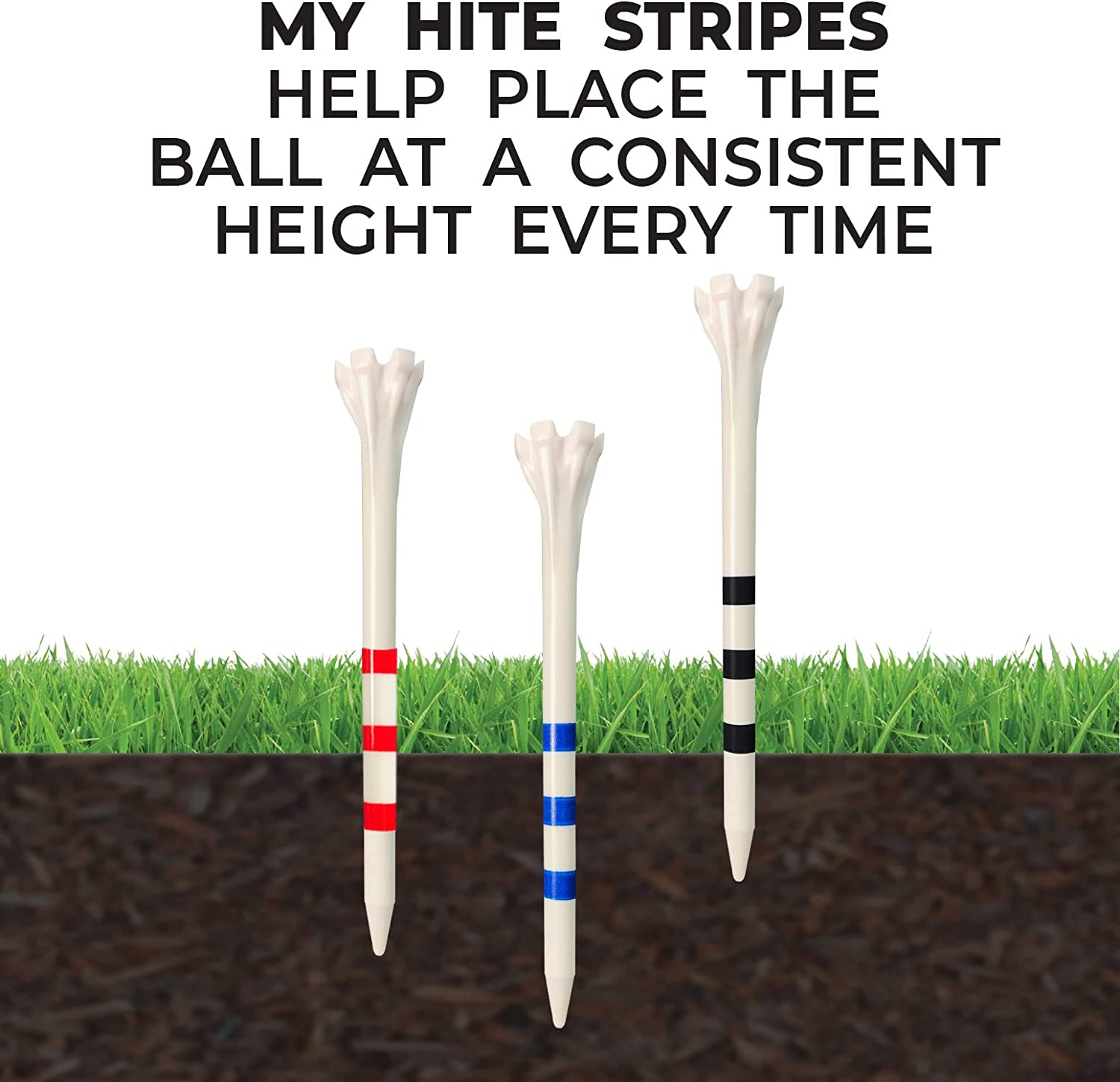 Champ Zarma Flytee My Hite 2-3/4" & 1-3/4" Combo Pack - Black Stripes image number 7