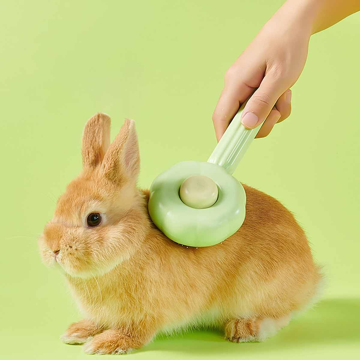 Flower Style Dog Brush Cat Brush,For Long & Short Haired Dogs Cats, Dog Grooming Brush for Shedding, Cat Grooming Brush Remove Loose Hair and Massage, Pet Grooming Brush image number 2