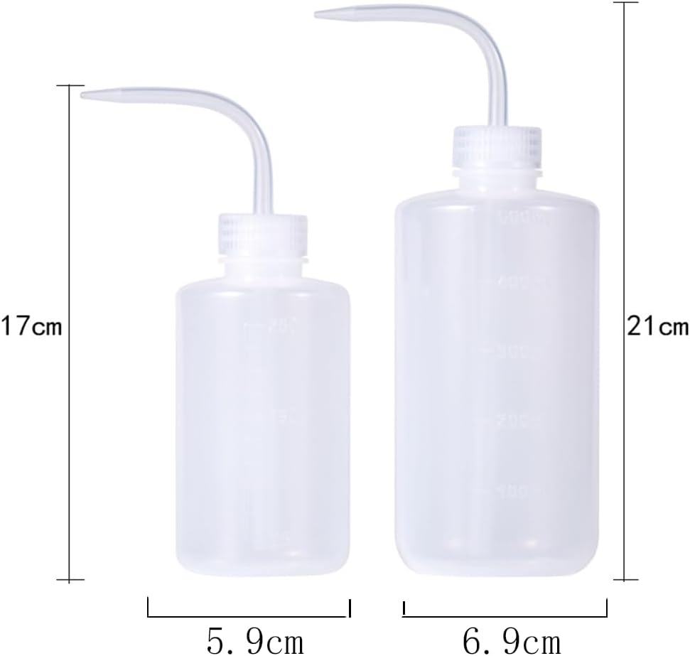 2 Pcs 250Ml/500Ml Safety Squeeze Washing Bottle, Succulent Watering Tools, Water Squirt Irrigation, Sprinkling Can, Plastic Wash Plant image number 1