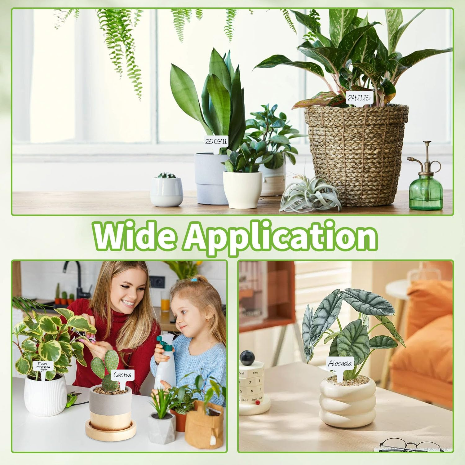 Funcyboo 150 PCS Plant Labels Plastic T-Type Tags, 2.4 X 4 Inch Outdoor Waterproof Plant Markers Reusable Garden Signs for Potted Garden Vegetable Seedling Labeling(White) image number 4