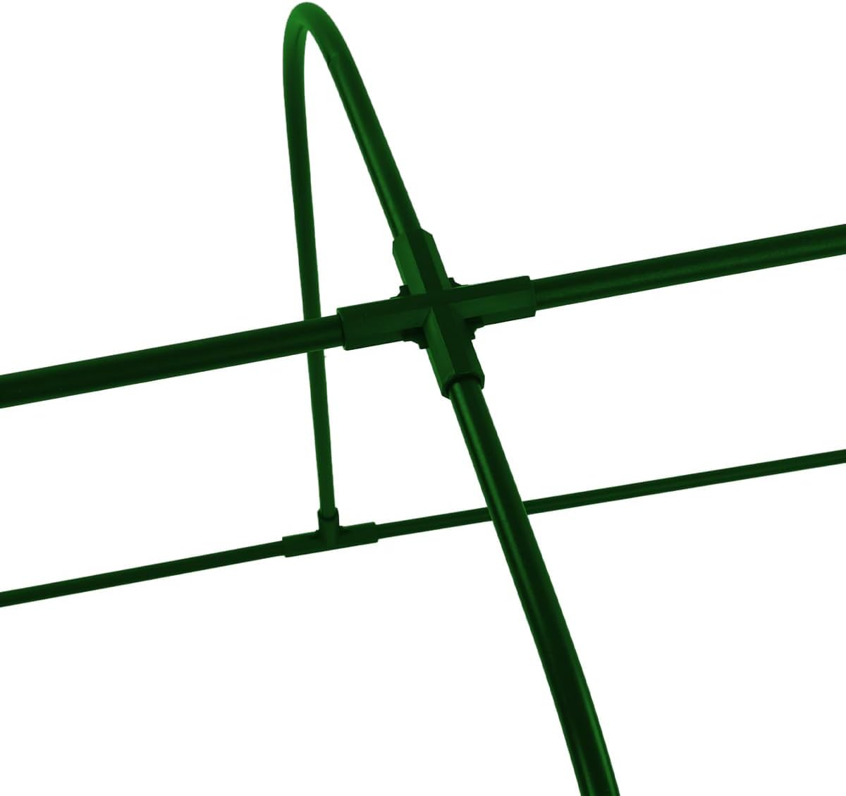 AIMALL Small Gardening Greenhouse with Insulation Film, 39.37In Pe-Coated Frame Plant Shelter for Seedlings, Anti-Freezing Rainproof Mini Green House for Flowers and Vegetables image number 3