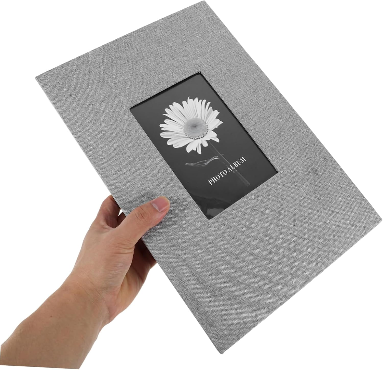 Decorative Photo Album Book with Linen Cover for Family Memories Weddings Anniversaries and Special Events Capacity for Photos Easy Viewing and Sharing