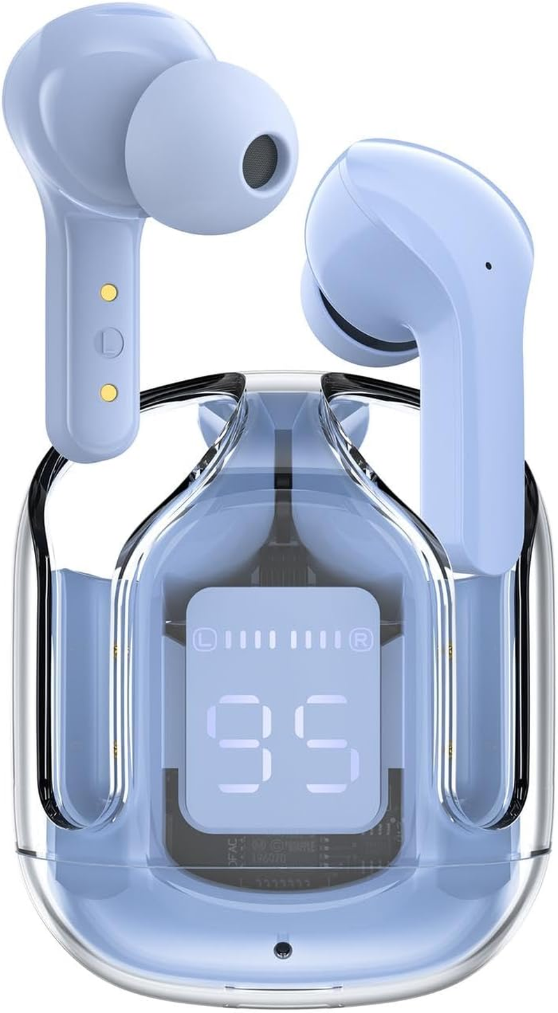 ACEFAST TWS Wireless Earphones with Charging Case - Ice Blue