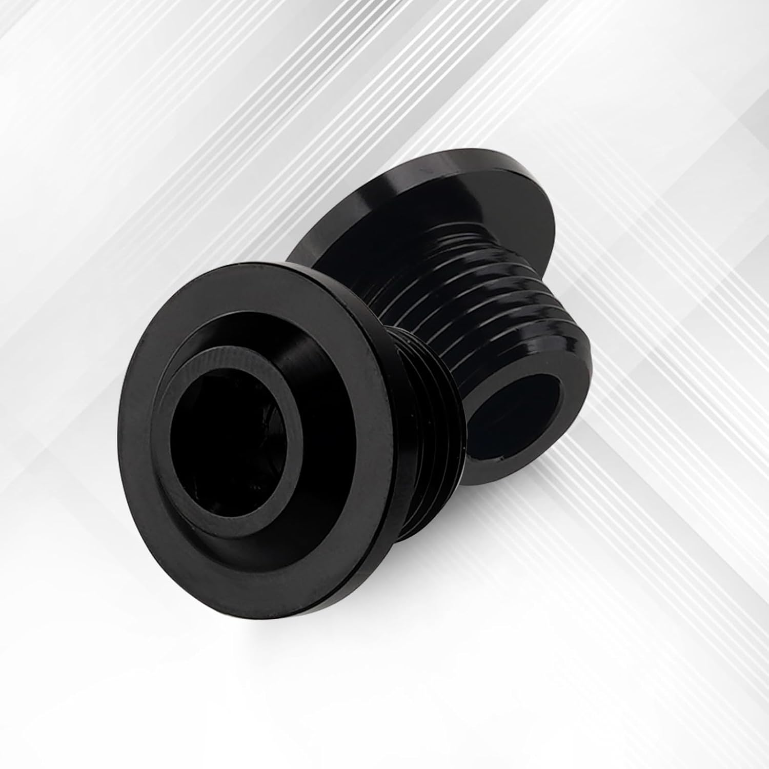 Upgraded Front Fork Axle Nut for Sur Ron Light Bee S/X Talaria Sting L1E/X160/X260, CNC Aluminum Alloy Anti-Rust Durable Front Wheel Axle Cap Screws Cover (Black, Front Fork Axle Nut) image number 2