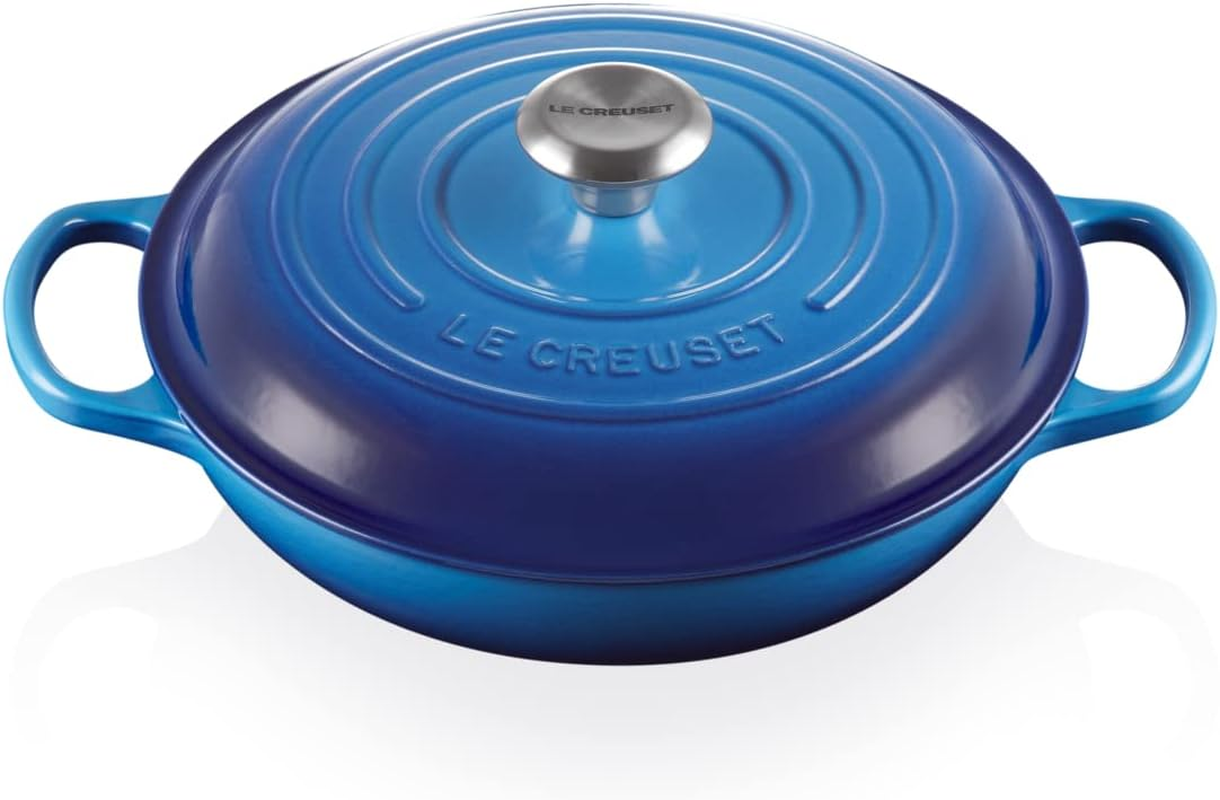 Le Creuset Signature Cast Iron Shallow Casserole, 26Cm, Bamboo, 21180264082430