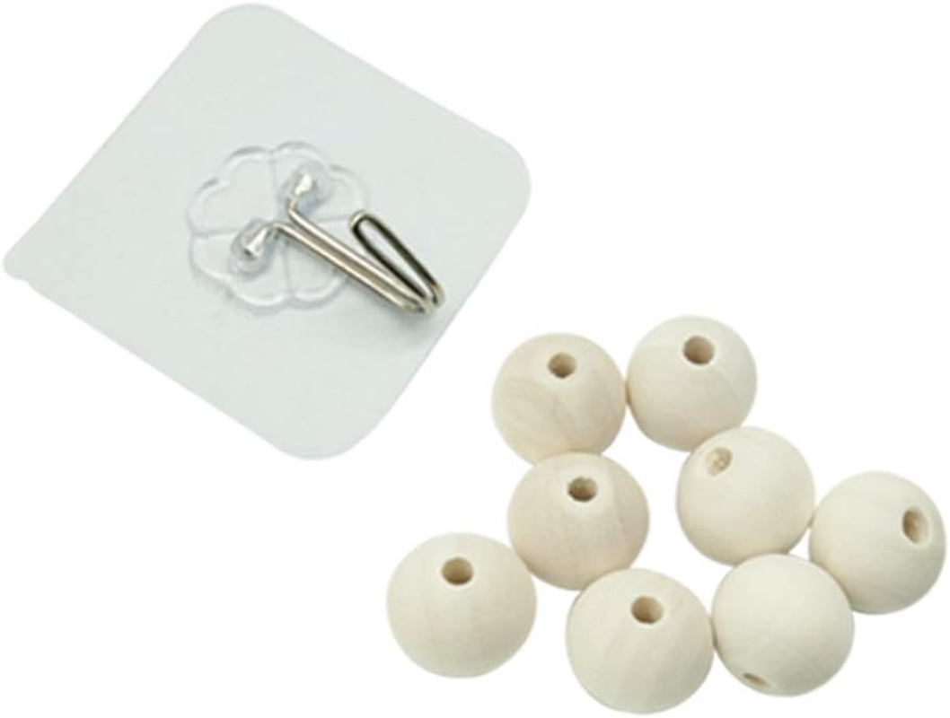 Barbuly DIY Wind Chimes Accessories Kit for Making Baby Crib Mobile Wind Chime,Crib Bed Wood Mobile Hanger,Five-Pointed Star image number 1