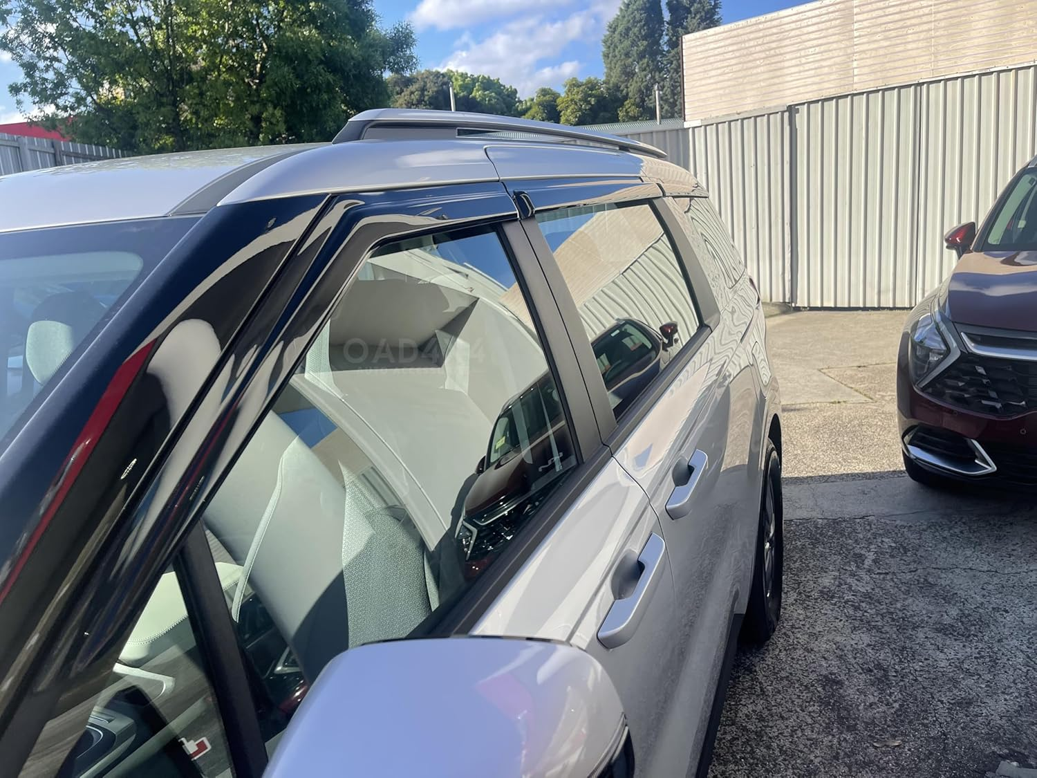 OAD4X4 Weathershields Compatible with KIA Carnival KA4 Series 2020-Onwards, Weather Shields Window Visors Wind Deflectors Sun Rain Guard 6PCS Set image number 4