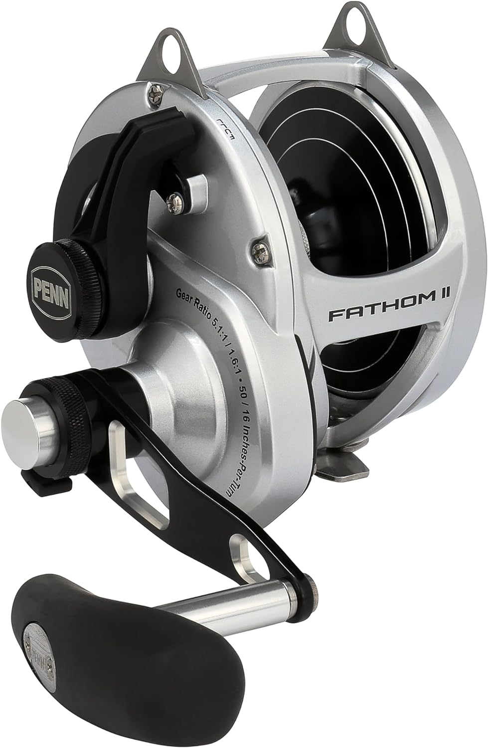 Penn Fathom II Lever Drag 2 Speed Conventional Fishing Reels image number 1