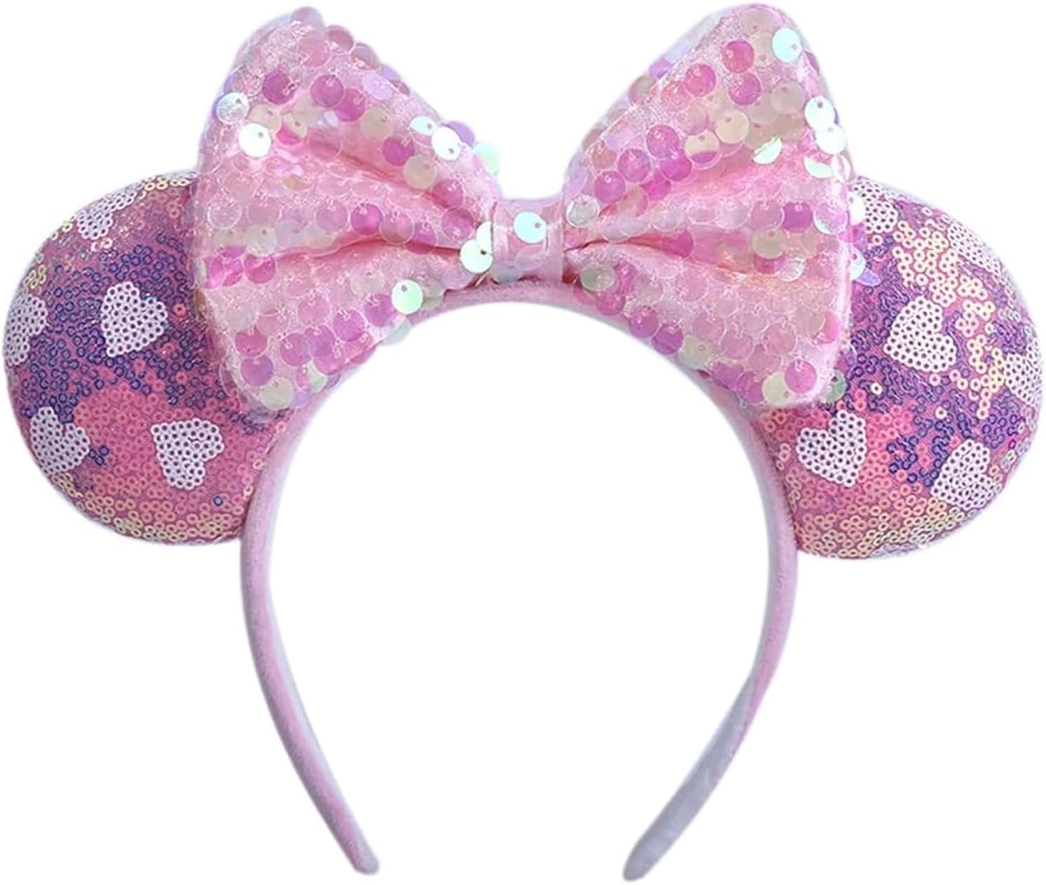 Mouse Ears Headband Cute Bow Headbands for Women Girls Mouse Ears Costume Accessories Decoration Party Hair Hoop (17, One Size) image number 1