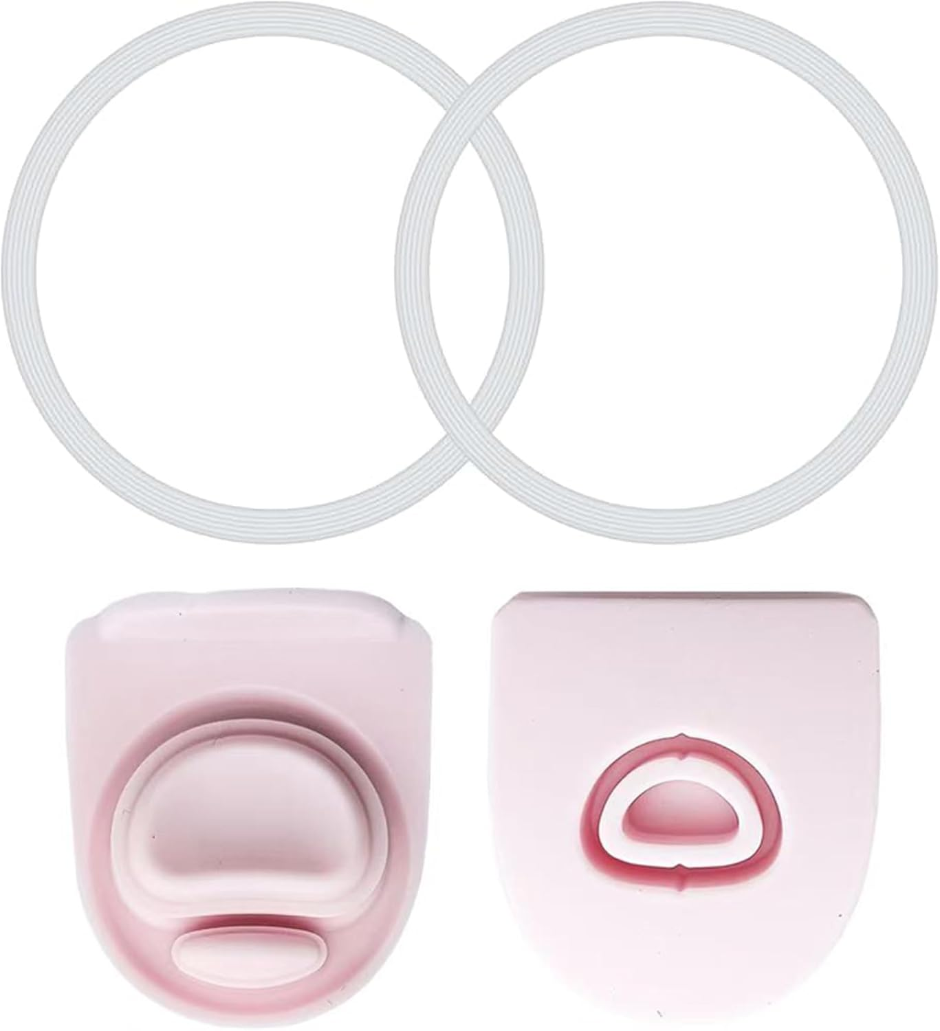 HAOQYUYN 2 Pcs Replacement Stopper and 2 Pcs Silicone Lid Seal Ring for Owala Freesip Water Bottle 24/32/40 Oz, Bpa-Free Seal Bottle Cap Mouth Stopper Gasket Silicone Plug Accessories