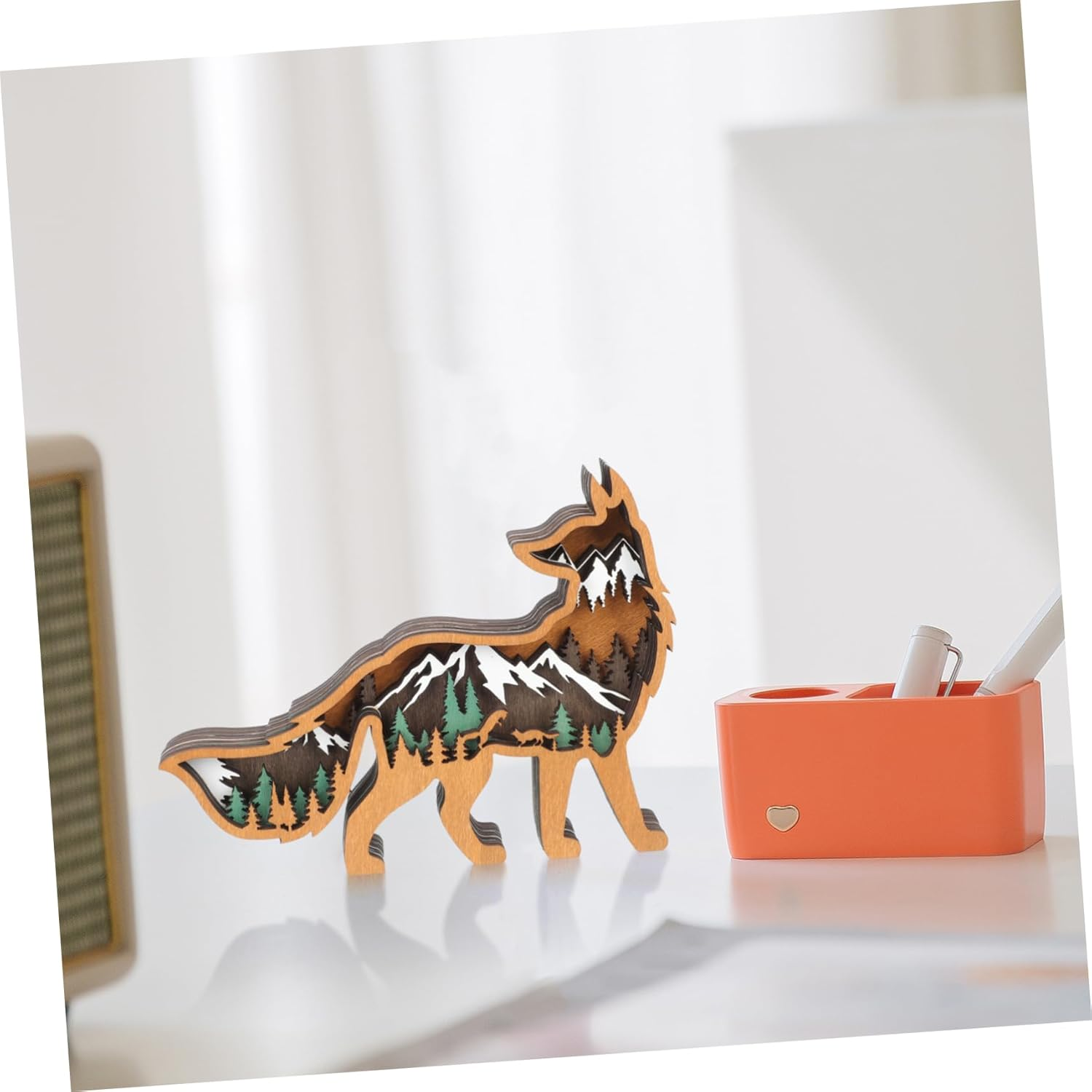 House Decoration Items Xmas Wood Ornament Wall Hanging Decor Outdoor Christmas Decorations Felt Christmas Description image number 3