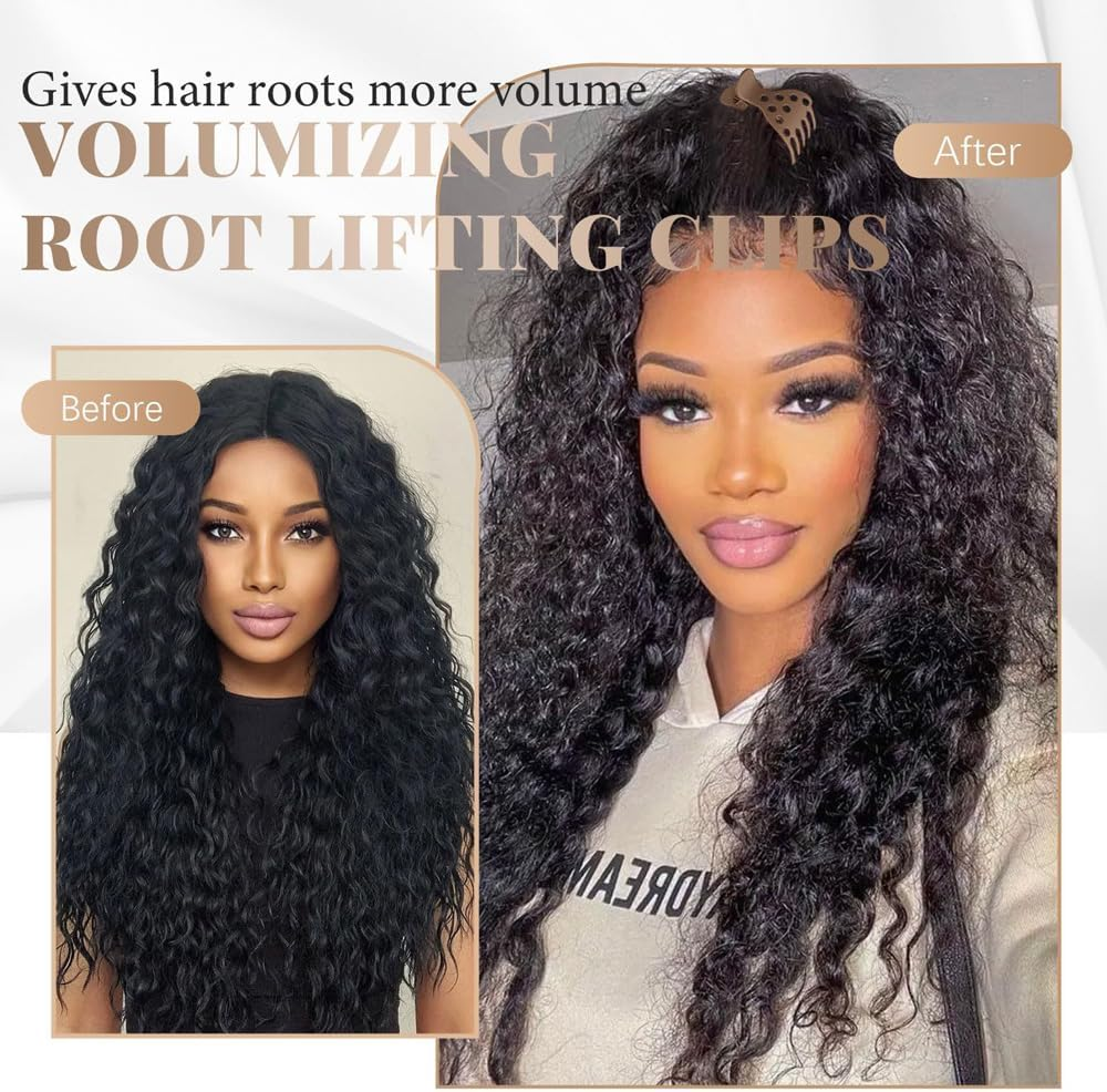 XFSRG Pack of 7 Women'S Hair Clips for Lifting Hair Roots Volume Curly Hair Clips for All Occasions (Multicolour A) image number 4