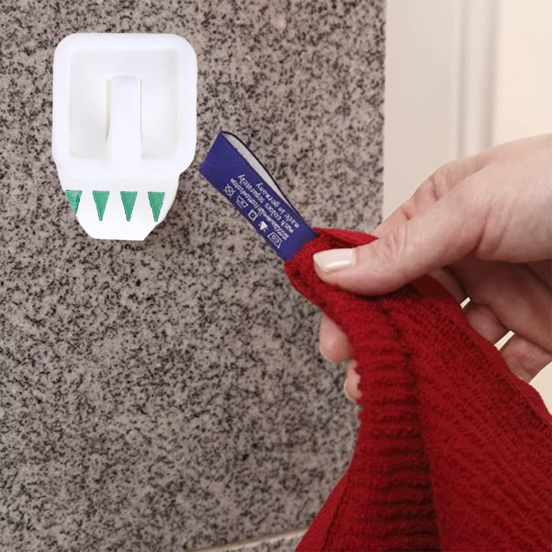 Handy Hardware Plastic Removable Square Hook (Pack of 6), 27 Mm X 27 Mm Size image number 4