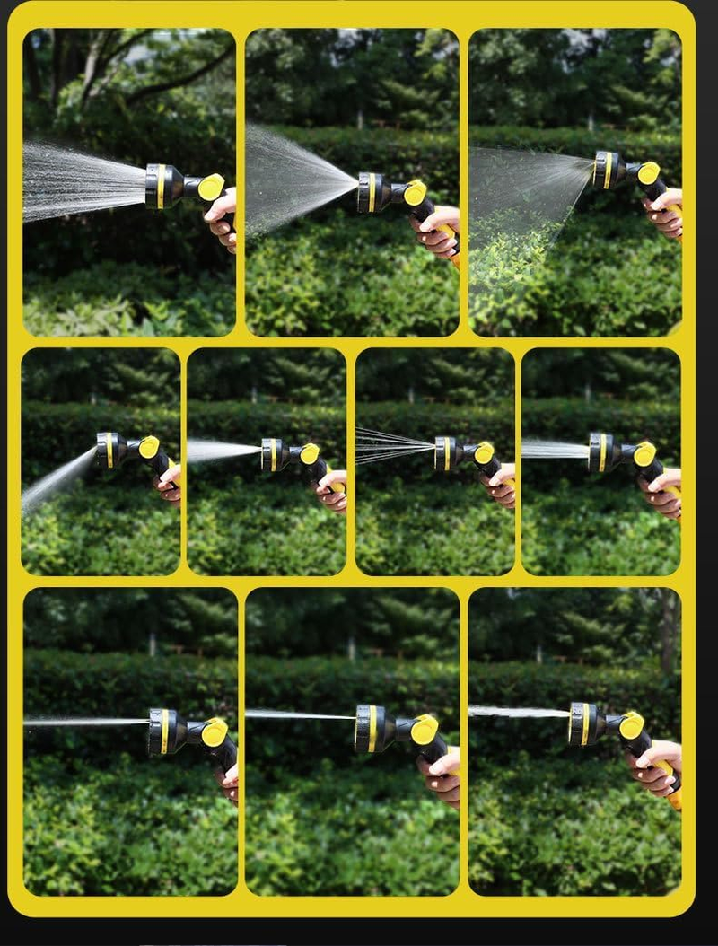 Retractable Garden Hose Reel, 22M Garden Pressure Washer Hoses Reel Cart with 10-Pattern Spray Nozzle, with Hose Guide, Multifunctional for Car Washing, Vegetable Watering Outdoor Cleaning (22M) image number 1