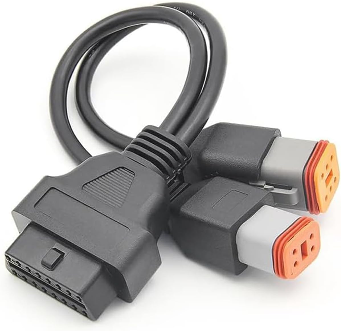 4 Pin 6Pin Obd2 Motorcycle Cable Diagnostic Scanner Adapter 4Pin 6Pin 2 in 1 Motorcycle Cable Fit for Harley Davidson Motorbike 4Pin+6Pin Motorad Connector image number 1